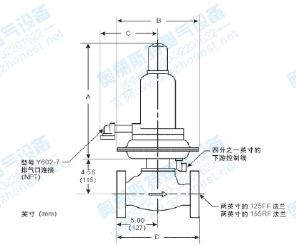 fisher减压阀133hp外形尺寸